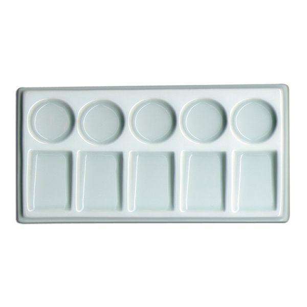 Ceramic Slantwell 10 well Palette
