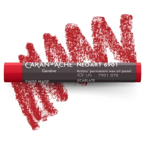 Caran D'Ache NeoArt 6901 Wax & Oil Pastel - Scarlet 070