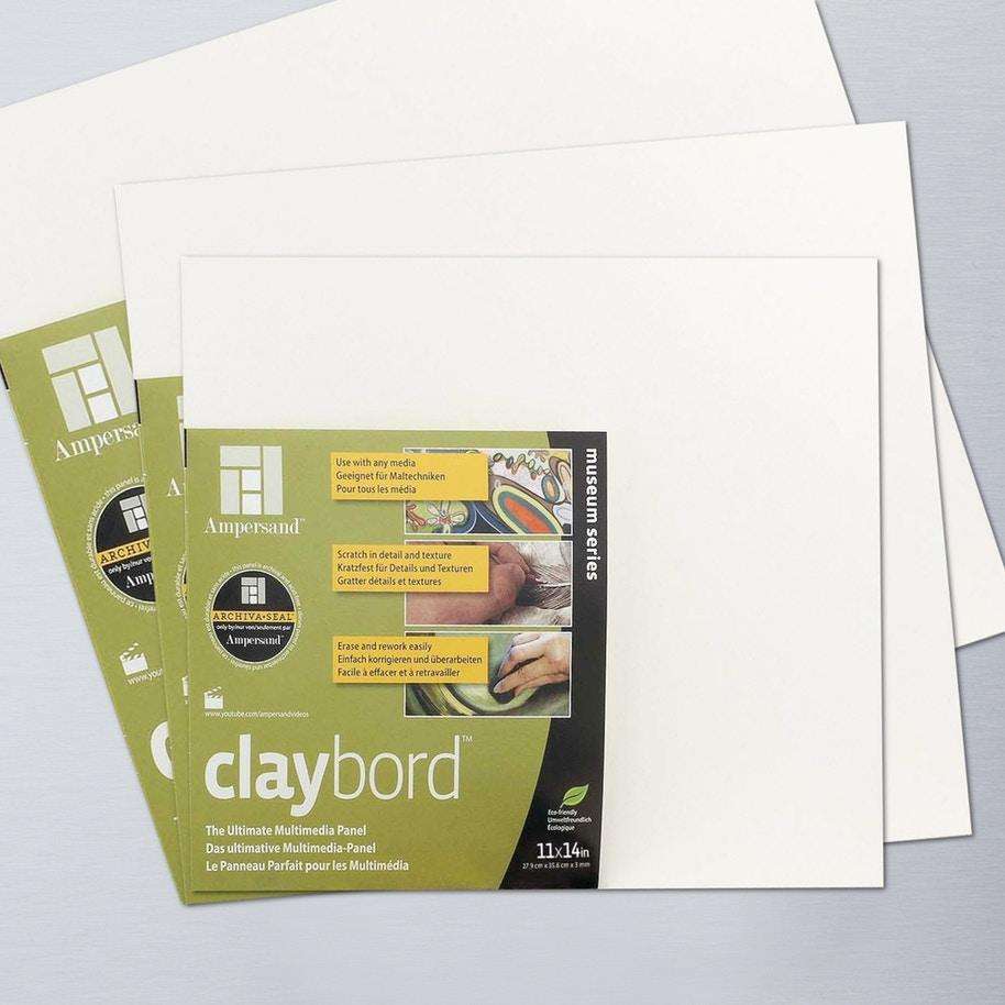 Ampersand Claybord Panels - 11 x 14"(1/8)