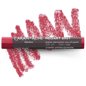 Caran D'Ache NeoArt 6901 Wax & Oil Pastel - Anthraquinone Carmine 580